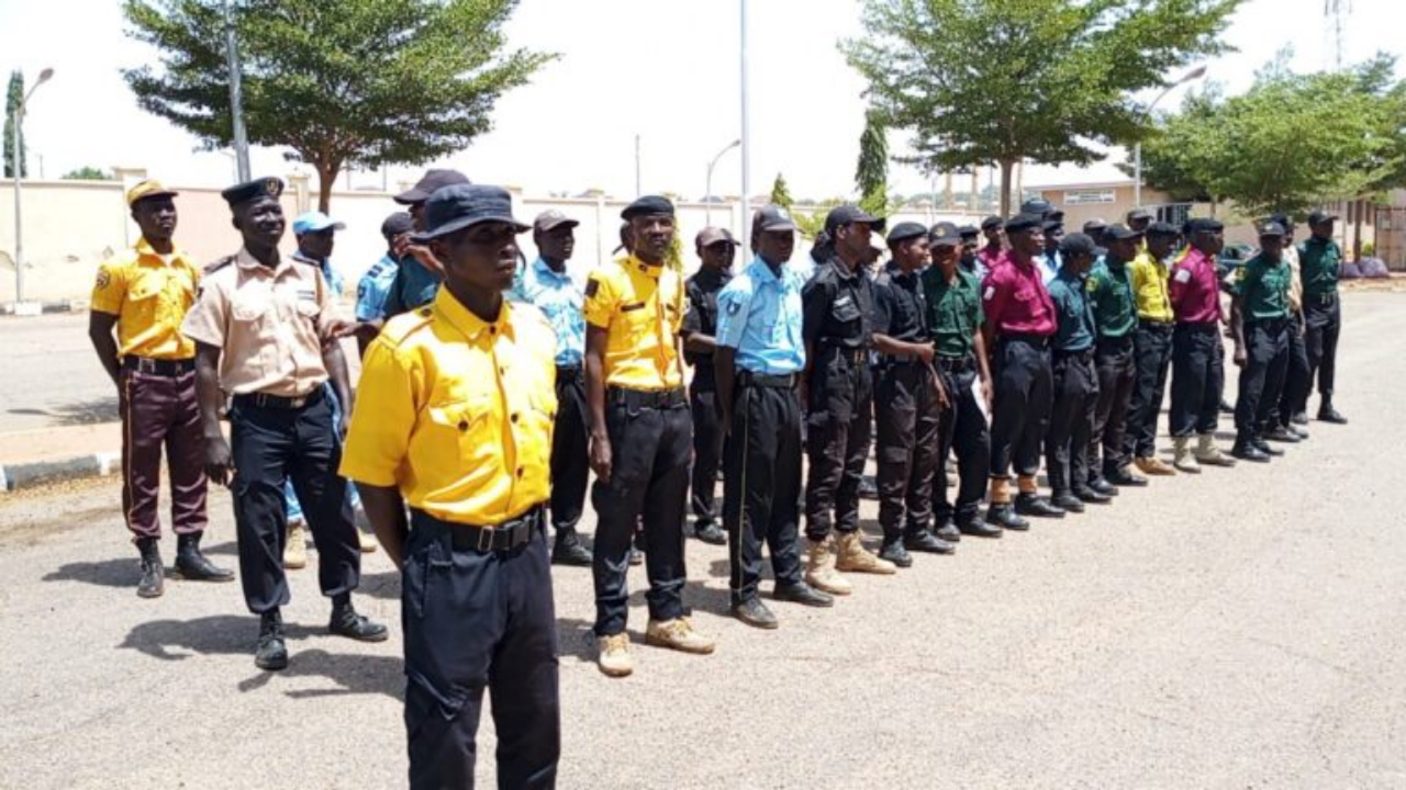 A cross section of private guards in Gombe - National News