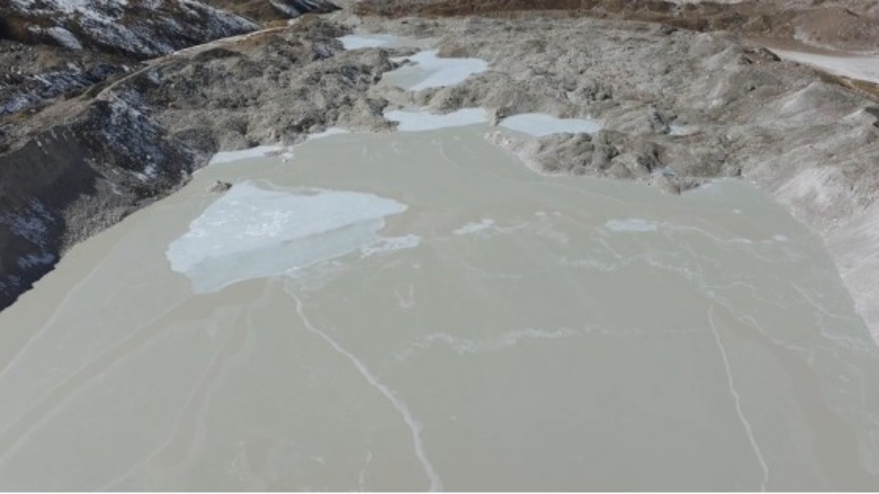 Drone footage of glacial lake Imja near Mount Everest - National News