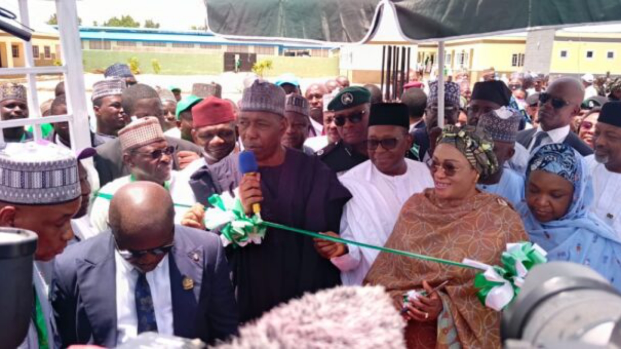 First Lady, Oluremi Tinubu during the unveiling of National Community Food bank project in Borno - National News