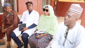 L-R: Sarkin Fulani of Paikon Kore Grazing Reserve, Rabiu Ibrahim; Federal Epidemiologist & FCT Coordinator, Federal Ministry of Livestock Development, Dr. Ozoemena Uche; Assistant Chief Scientific Officer/Team Lead, Mrs. Hannatu Gawu; and the Manager, Paikon Kore Grazing Reserve, Gwagwalada Area Council, Mohammed Abubakar Bala, at a roundtable during the tsetse fly survey and control exercise in FCT Abuja, on Monday, 20th April 2026 - National News