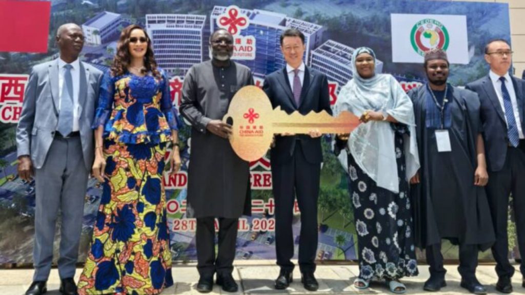 Chinese Ambassador to Nigeria, Yu Dunhai, President of the ECOWAS Commission, Omar Alieu Touray, Minister of State for Foreign Affairs Bianca Odumegwu-Ojukwu, Minister of State, Federal Capital Territory Mariya Mahmoud Bunkure and others at the Handover of the China-Aid ECOWAS complex - National News