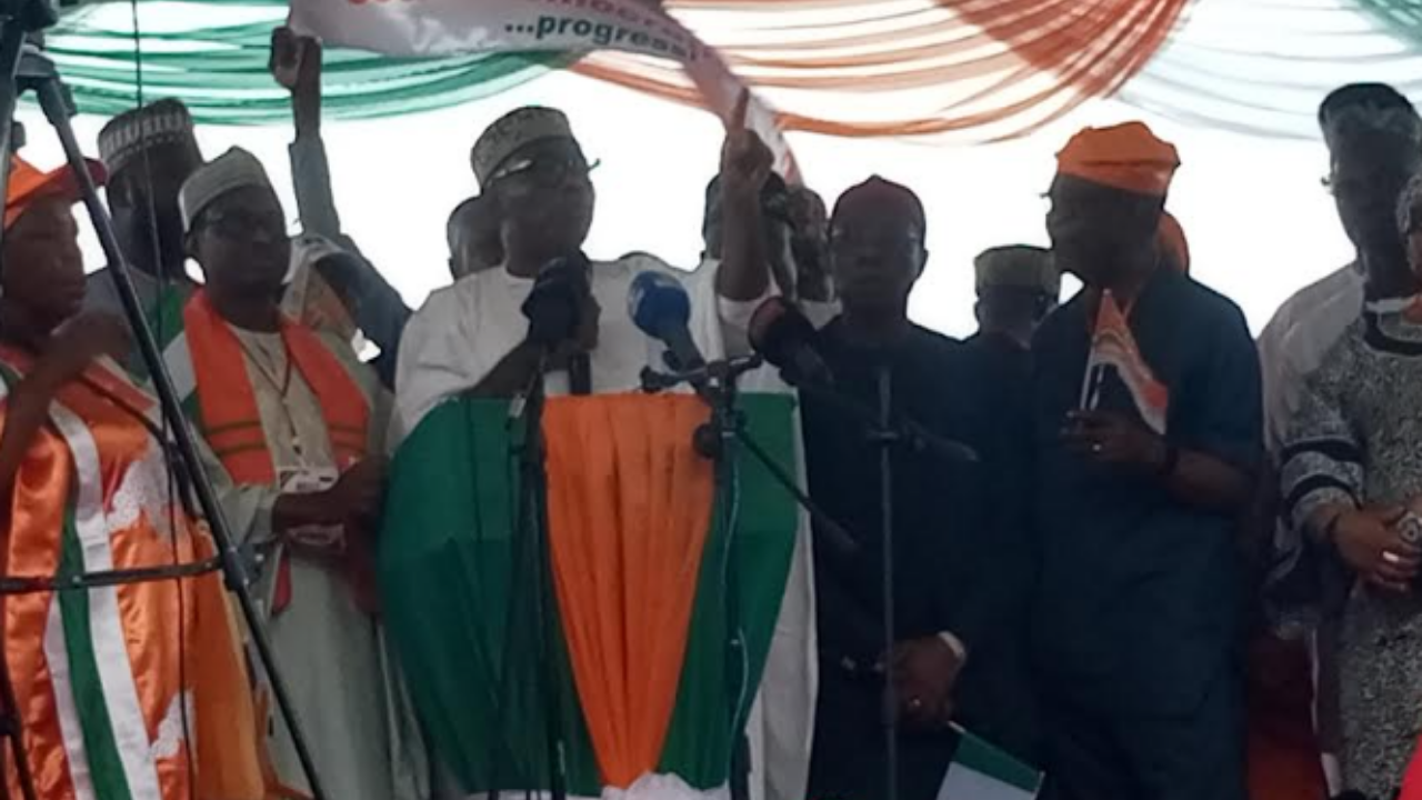 SDP Presidential Candidate, Adewale Adebayo during the acceptance speech - National News