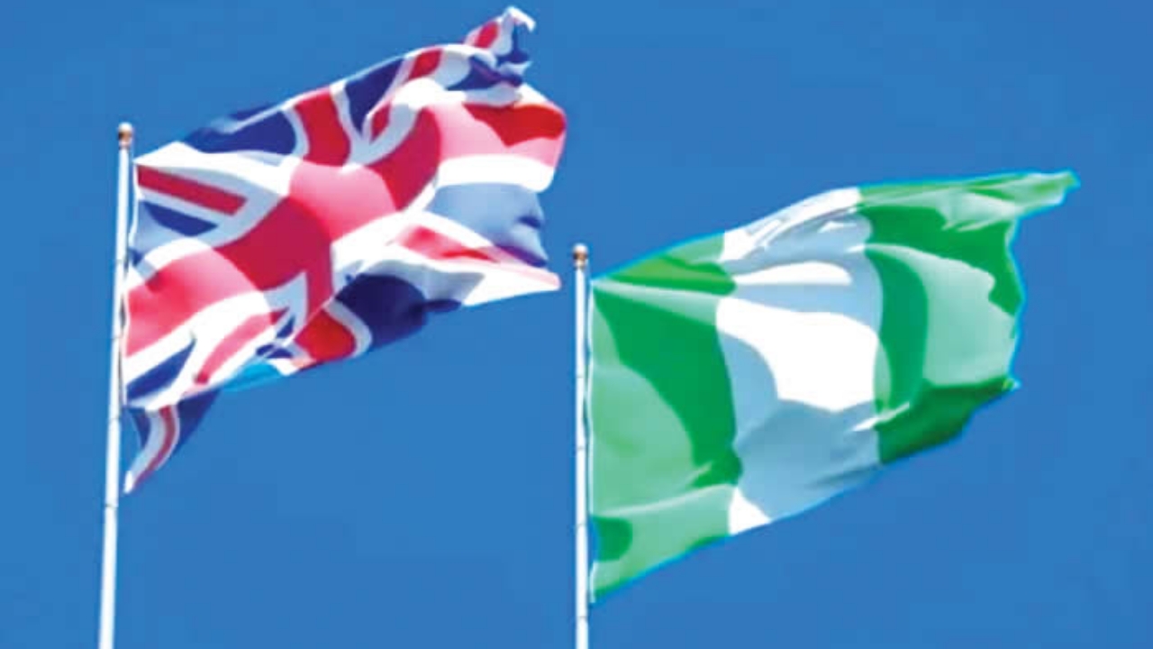 The UK and Nigerian flag - National News