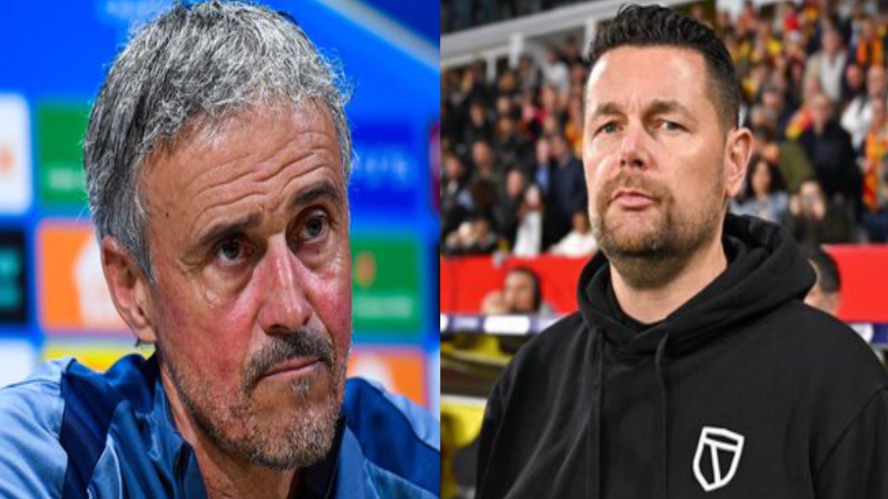 Luis Enrique and RC Lens' head coach Pierre - National News