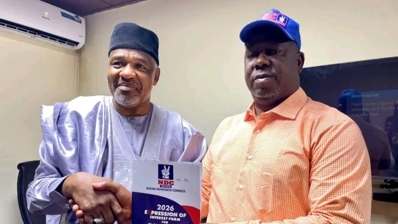 Ex-Bauchi SSG, Ibrahim Kashim while obtaining NDC Governorship Interest Form - National News