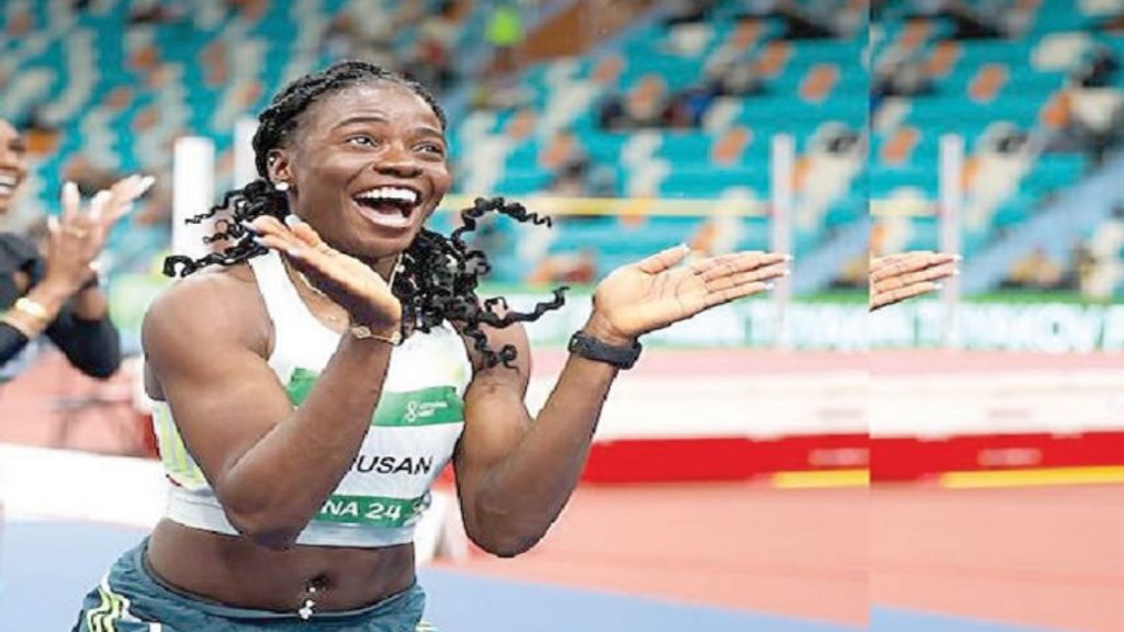 World record holder in the women’s 100m hurdles, Tobi Amusan - National News