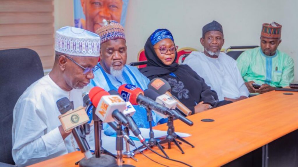 Chairman of the committee, Labiru Musa, during his presentation in Gombe - National News