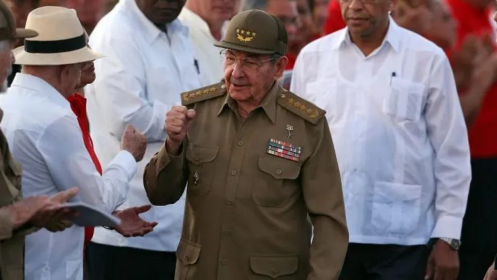 Former President Raul Castro, pictured in 2017, has been indicted by a US court, as Washington continues to ramp up pressure on Cuba - National News