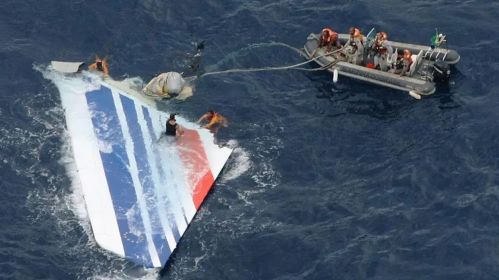 Wreckage from Air France Flight AF447 floating in the Atlantic Ocean after the 2009 crash - National News
