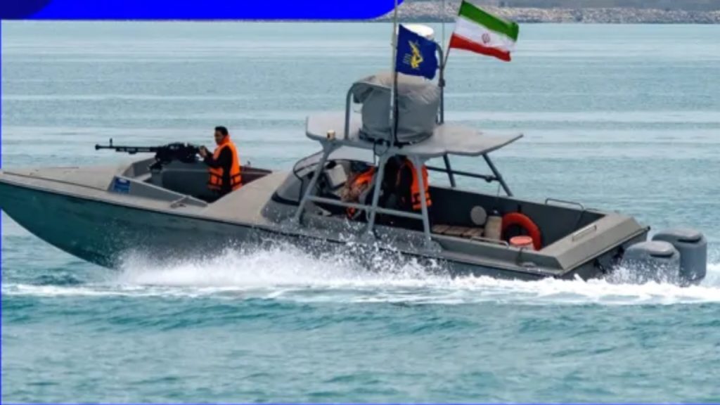 Iranian military speedboat patrolling waters near the Strait of Hormuz - National News