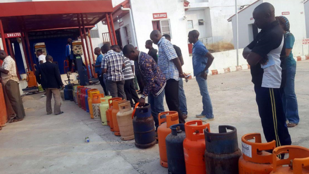 Queue at Cooking Gas Depot - National News