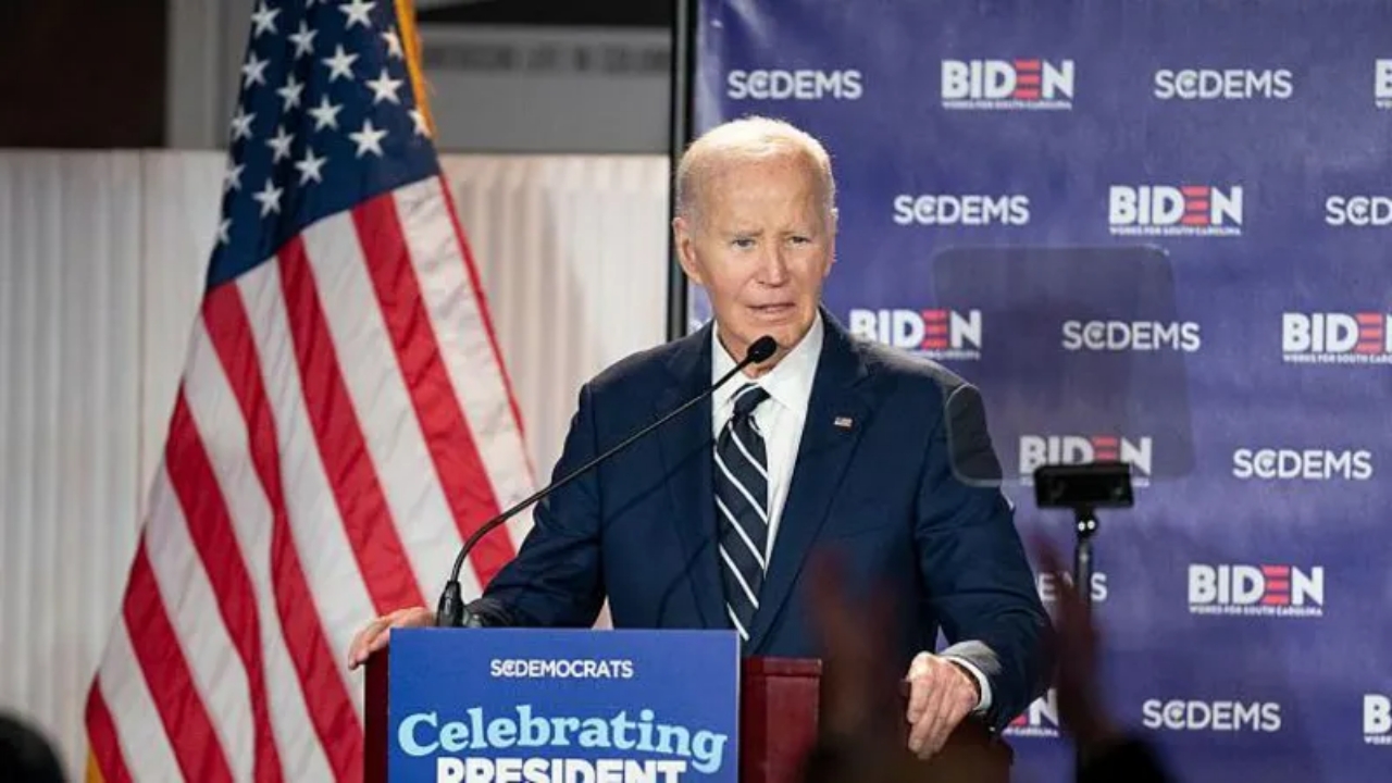 Joe Biden speaks at an event for South Carolina Democrats in February 2026 - National News