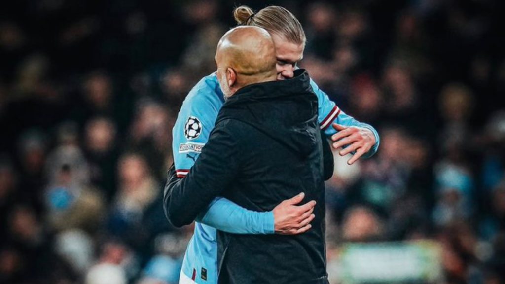 Erling Haaland and Pep Guardiola - National News