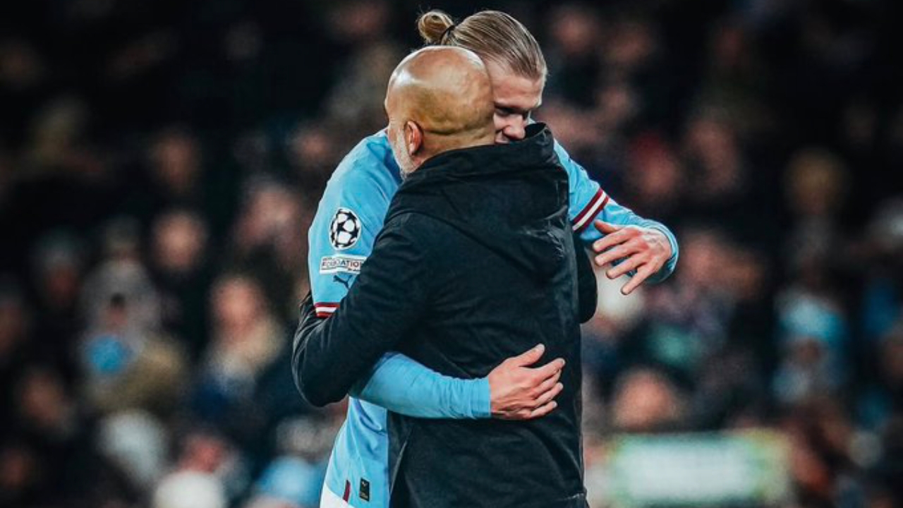 Erling Haaland and Pep Guardiola - National News