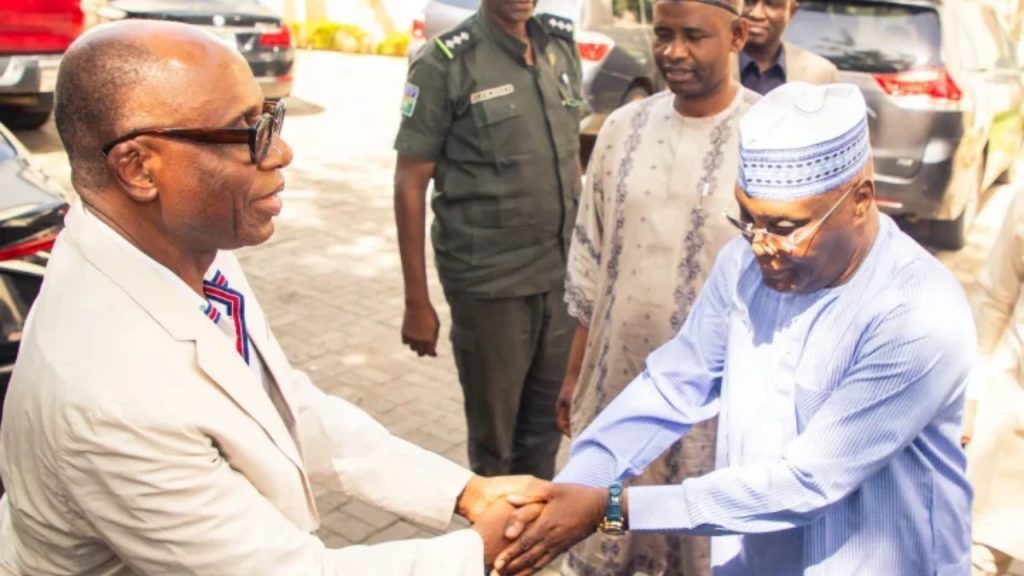 Former Vice President Atiku Abubakar visit former Rivers State Governor Rotimi Amaechi at his Abuja residence - National News