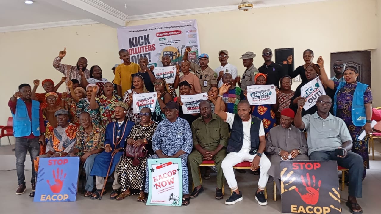 Community leaders and activists discussing oil pollution remediation in Rivers State - National News