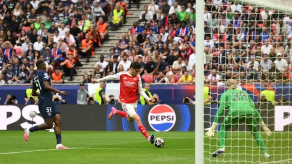 UCL: First half in pictures as Havertz give Arsenal early lead against PSG - National News