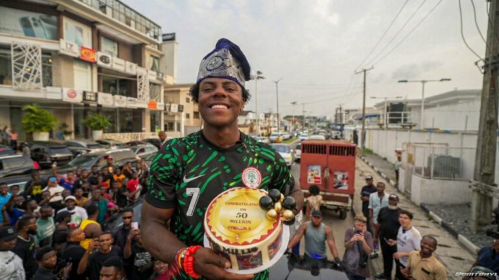 American online streamer, ishowspeed on the streets of Lagos, Nigeria, during his Africa tour, titled Speed Does Africa - National News