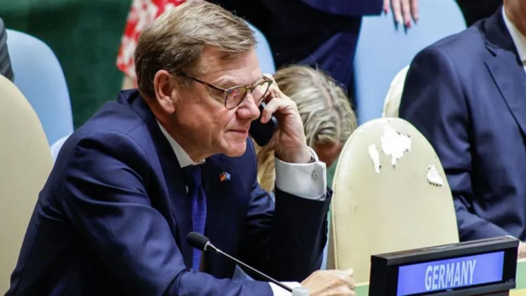 Germany Foreign Minister Johann Wadephul at UN General Assembly during Security Council election vote in New York 2026 - National News